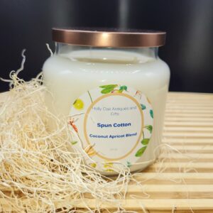 16 oz Apothecary Jar Candle - Spun Cotton