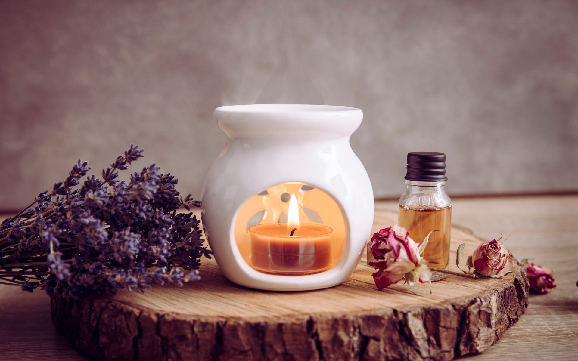 Wax melts scenting a home